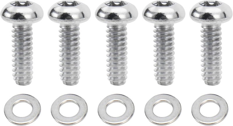 MoKitDora 5PCS Derby Cover Bolt Kit Compatible with Harley 2019-up Softail and 2018-up Sport Glide FLSB Models, Silver - Image 1